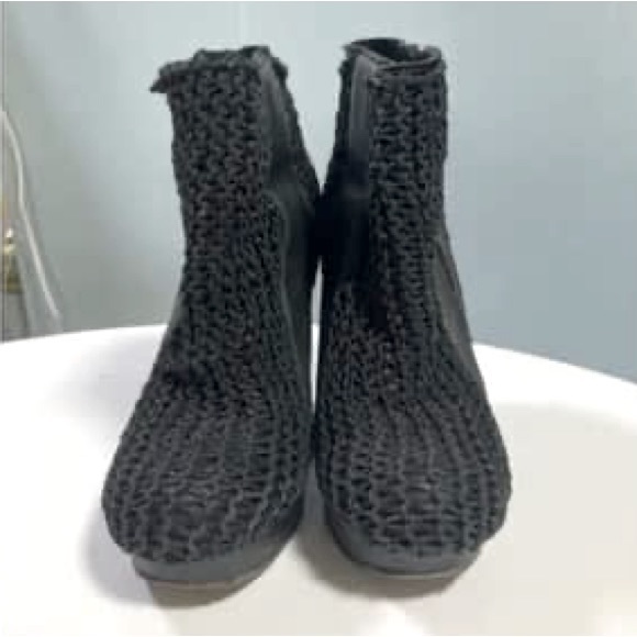 LD TUTTLE Leather Mesh Platforms - Picture 4 of 5